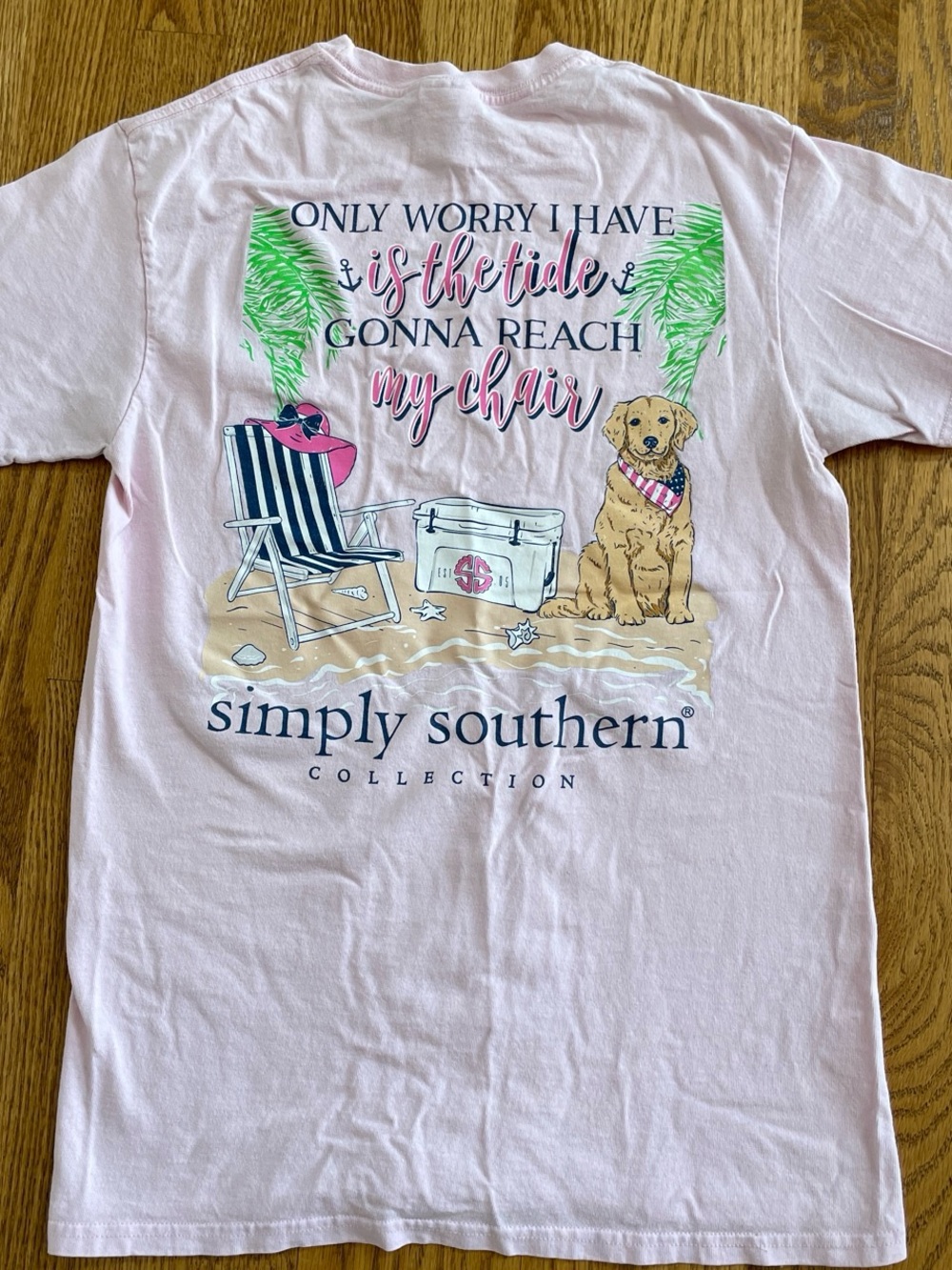 Simply Southern Light Pink Logo Tee